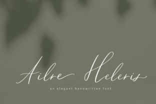 Ailre Heleris: A Script Font for Small Business Branding