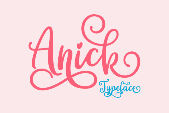 Anick: A Playful Script Font for Modern Editorial Design