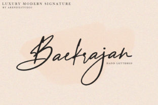 Baekrajan Font: A Designer’s Take on Luxe Script