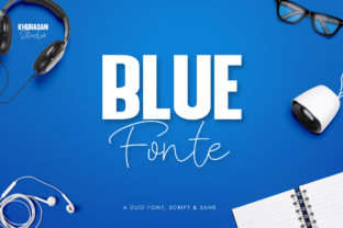 Blue Fonte Duo: A Typeface for Editorial Elegance