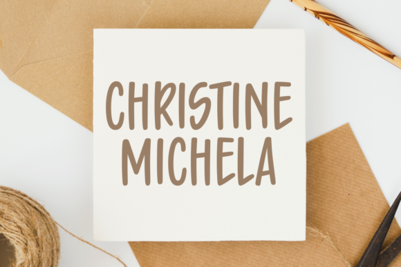 Christine Michela: A Handwritten Typeface for Modern Editors