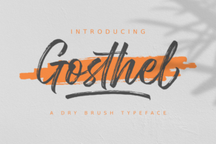Gosthel: A Handwritten Script Font for Makers