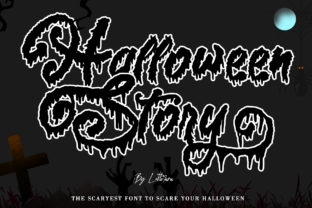 Halloween Story Font for Branding