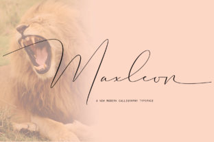 Maxleon: An Elegant Handwritten Font for Modern Branding