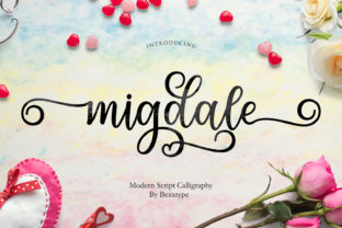 Migdale: A Playful Script Font for Makers