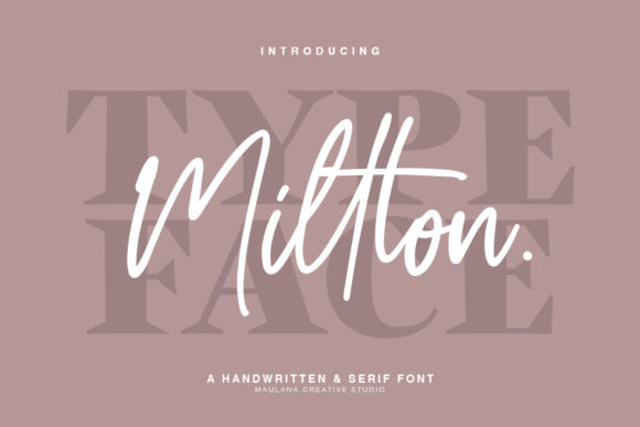 Millton Duo: A Typeface for Editorial Grace