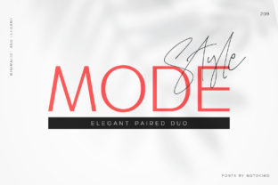 Mode Style Duo: A Versatile Typeface for Modern Campaigns