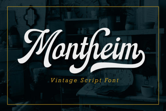 Montheim: A Timeless Script Font for Editorial Design