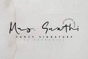 Mrs. Santhi: A Charming Script Font for Web Design
