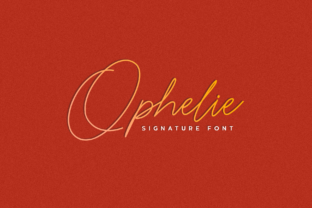 Ophelie: A Romantic Script Font for Editorial Design