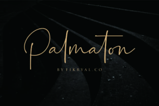 Palmaton: A Handwritten Font for Authentic Branding