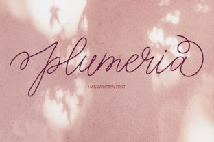 Plumeria: An Elegant Handwritten Font for Editorial Design