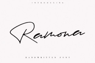 Ramona: A Handwritten Font for Small Business Branding