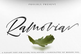 Ramovia: A Handcrafted Typeface for Modern Campaigns