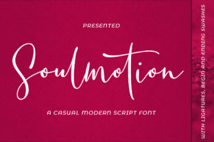 Soulmotion: A Script Font for Scroll-Stopping Designs