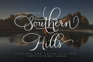 Southern Hills: A Charming Handwritten Font for Crafters