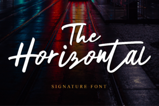 The Horizontal Font for Web Designers